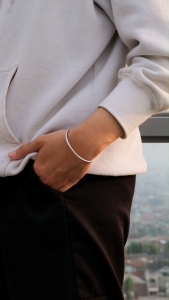 Racabel Forge Bracelet - Gelang Silver Pria Stainless Steel Anti Karat