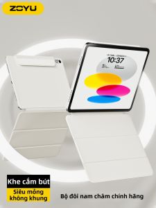 Zoyu(zoyu) | Bao Đựng iPad Hai Mặt Có Từ Tính Không Khe Cắm Bút Nhẹ Chống Sốc