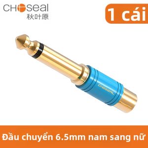 Choseal | Đầu Chuyển 6.5mm sang RCA Nữ và Đầu Chuyển 6.35mm sang AV Microphone