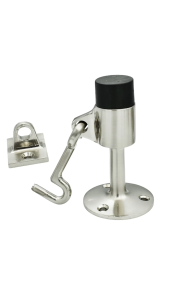 Đồ chặn cửa bảo vệ tường có móc treo giữ cửa Hobby home decor CC10 inox 304 cho gió mạnh