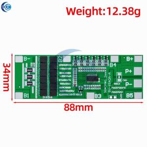 Bảng Bảo Vệ Pin Li-Ion 24V 6S 40A 18650 Cho Xe Đạp Điện Xe Tay Ga Đèn Năng Lượng Mặt Trời BMS PCB Có Chức Năng Cân Bằng - Mô-đun Mạch Tích Hợp