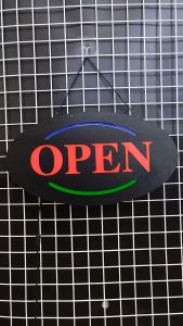 OPEN ขนาด 44 X 24 X 3.5cm ป้ายไฟอะคลีลิค ป้ายไฟ หน้าร้าน ป้ายไฟตัวอักษร LED ตกแต่งหน้าร้าน สร้างความโดดเด่นให้ร้านคุณ