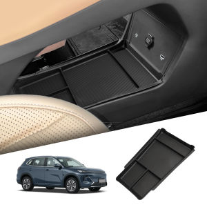 Hộp Đựng Đồ Trung Tâm Khay Đựng Đồ Tầng Dưới Bằng TPE Phụ Kiện Xe Hơi Geely Starray EM-i 2025 2026 Dành Cho Xe Tay Lái Bên Trái