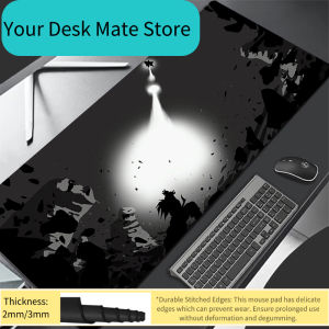 Bandai | Rubber Mouse Pad Gaming Mousepad Dragon Balls Desk Mat PC Accessories Goku Keyboard Pad Computer Black And White Anime Table Pad
