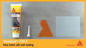 Sika - BỘ 2 sản phẩm keo trám vết nứt tường SikaWall ® - 720 E (250g)