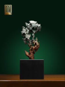 New Chinese Style Living Room Decorative Copper Taihu Stone Ornaments Entranceway Accessories Handmade Home Decoration Gifts