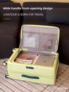 lovetour | Multi-functional Expandable Side-open Carry-on Suitcase 24 inches