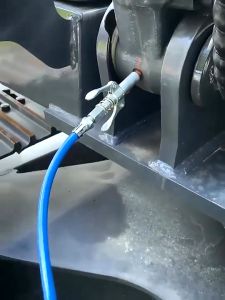 Grease Gun Pistol Gemuk Quick Release Mudah Digunakan Alat Kepala Pompa Grease Gun Grease Coupler Heavy Duty Kunci Ganda Dengan 30cm Selang Yang Serasi