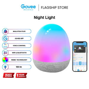 Govee RGBIC Night Light Table Lamp Bedside Lamp Smart Light Table Light Lampu Meja