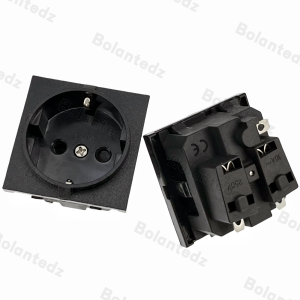 16A Euro Socket Embedded Industrial Outlet Inverter Output Socket EU Universal Electrical Russia South Korea AC Power Connector