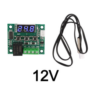 Aideepen | W1209 Blue/Red Light DC 12V Heat Cool Temp Thermostat Temperature Control Switch Temperature Controller Thermometer Thermostat
