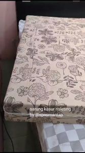 sprei risleting sarung kasur bahan perca My Love