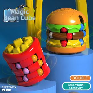 BEISHU | Hamburger French Fries Shape Spinning Stress Relief Intellectual Toy