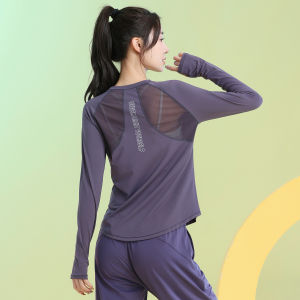 BAISILING | Slimming Breathable Quick-Dry Long Sleeve Yoga Wear for Autumn and Winter