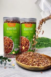 COMBO 2 HŨ 300G Gạo lứt giảm cân ăn liền Mailey - gạo lứt sấy rong biển/ cháy tỏi ăn kiêng healthy