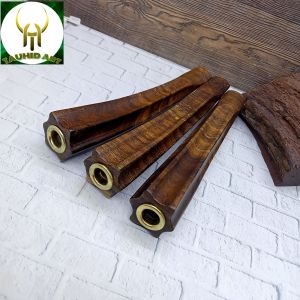 pipa once klokotan kayu galih kelor jawa model belimbing segi 6 L79