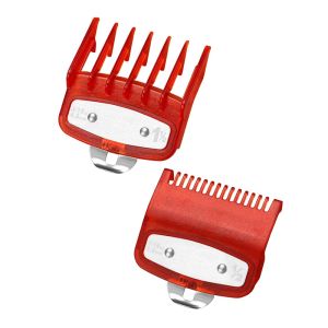 VGR | Bộ Bảo Vệ Máy Cắt Tóc Thay Thế Màu Đỏ Dành Cho Máy Cắt Tóc Wahl Phụ Kiện Kẹp Tóc Bằng Kim Loại Tương Thích Với Hầu Hết Các Mẫu Wahl