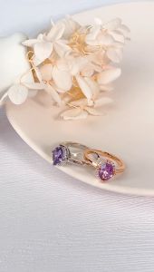 Her Jewellery Elegant Oval Alexandrite Ring - Exquisite Lab-Cultivated Alexandrite Gem plated with 18K Gold