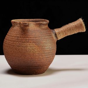 Đồng Nặn Thủ Công Lò Nướng Củi Dụng Cụ Pha Trà Dụng Cụ Ăn Uống Đĩa Đựng Trà Dụng Cụ Pha Trà Thiết Kế Bên Hông Lò Nướng than Đá