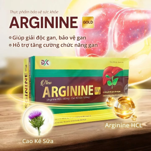 Arginine Gold 30 Viên - Giải Độc Gan Hạ Men Gan Mát Gan Bảo Vệ Tế Bào Gan Từ Arginine & Kế Sữa - Beautify 4U