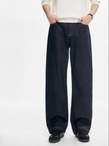 MIANXIANSHENG | Thermal Fleece Warm Jeans Pants
