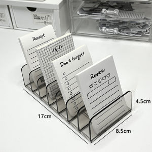 Desktop Organizer Rack Office Postcard Storage Box Student Dormitory Sticky Note Miscellaneous Items Arrangement Display Shelf