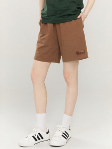 Gbiaior | Elastic Waist Solid Color Basic Style Womens Shorts