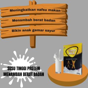 TRIFOT MILK SUSU TINGGI PROTEIN PENGGEMUK BADAN 200 gram