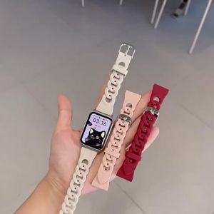 Silicone Strap for Xiaomi Band 10Pro 9Pro 8Pro Correa Bracelet for Redmi Watch 6 Active/Lite 6 5 4 Women Breathable Band