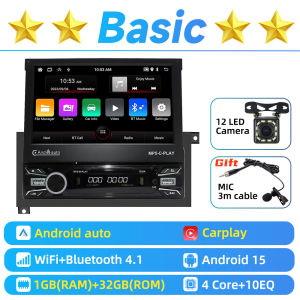 For Dodge Intrepid 1993-1997 7" Telescopic Screen Android 1Din Car Stereo CarPlay GPS Multimedia Radio Head Unit