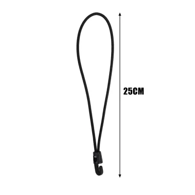 Multi Purpose Elastic Rope for Camping Flashlight Hiking Pole Holder Stretch Nylon Bungee Cord Gear Tie Down Strap Outdoor