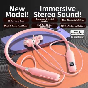 New 2025 Long Battery Life Neck Hanging Sports Bluetooth Earphones Wireless In-Ear Universal for Huawei YUTOOL 125-20251