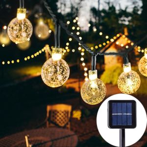 1PC LED Solar String Light Fairy Lights 5m 20LED IP65 Waterproof Outdoor Garden Decorations Halloween Wedding Christmas Lamp
