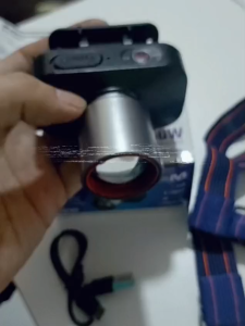 Mitsuyama Senter Kepala MS-258P 50W Zoom Flash – 3 Mode Cahaya Baterai 1200mAh Tahan 15 Jam SNI