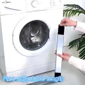 1Pair Washing Machine Stand Movable Adjustable Refrigerator Raised Base Mobile Roller Pulley Holder 移动通用底座