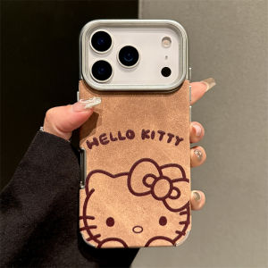 Kowiz Window View Face KT Katy iPhone Case Fun Creative Cute Korean Style Silicone Protective Cover for Apple 17Promax 16E 17Air