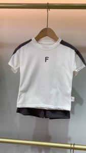 bambeau Baby Clothes Sets Children short-sleeved clothes baju kanak lelaki Cotton korean style