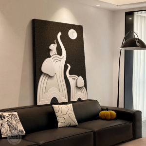 RUIBAHAO | Modern Elegant Elephant Decorative Painting