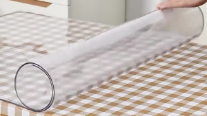 【High Quality | Fast Delivery】Table Plastic Cover Transparent PVC Table Mat Waterproof Oil-proof Heat Resistant