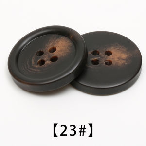 Black Resin Buttons for Womens Jacket Mens Suit Coat High End Fashion Accessories Complete Set of Buttons DIY Sewing Materials