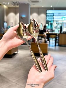 PINSHANGZUO | Dual-purpose 304 Stainless Steel Salad and Pasta Fork