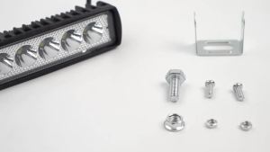 12V Car LED Light Bar 18W 6000K Super Bright Car LED Work Light IP67 Flood Spot Light White Off Road Head light Driving Lights