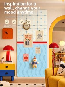 YINSHANG | Dopamine Vertical Felt Wall Sticker Display Board Bulletin Photo Decor