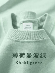 Pure Cotton Short Sleeve T-Shirt for Men Women Summer 2024 New Loose Fit Round Neck Couple Shirt Regular Thickness