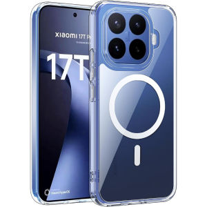 Case Magnetic Wireless Charging Shockproof Hard PC Transparent Case For Xiaomi 17T Pro 17TPro 15T 15TPro Mi 17 Pro Max
