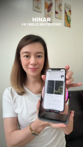 High Quality WIRELESS INDUCTION/BLUETOOTH AUDIO SPEACKER | Magnetic Sensor Connection | HI-FI Stereo Sound Quality | 5in1 Speacker Dual Mode Phone Stand Powerbank RGB Ambient Light For IOS & Andriod | 9D Surround Sound | 3500mAh lithium battery