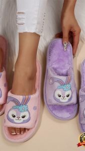 Cute cartoon StellaLou slippers anti slip thick sole indoor slippers for womens