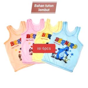 12pcs Singlet Anak 1-8tahun Bayi/S/M/L/XL/XXL GAMBAR TERLARIS/COD MURAH KAOS DALAM ANAK COWOK TERLARIS/KAOS KUTANG ANAK PEREMPUAN TERLARIS/KAOS DALAM ANAK TK/SD GAMBAR BAHAN KATUN