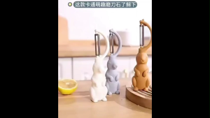 OHHDEER  Pengupas Sayur Buah Serbaguna Dengan Batu Asah / Multifunction Rabbit Peeler With Sharpener