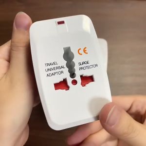 Universal Travel Adapter Plug 2 USB Port All In One International Worldwide Travel Adaptor Plug Socket For US/AUS/CN/EU/UK China Converter